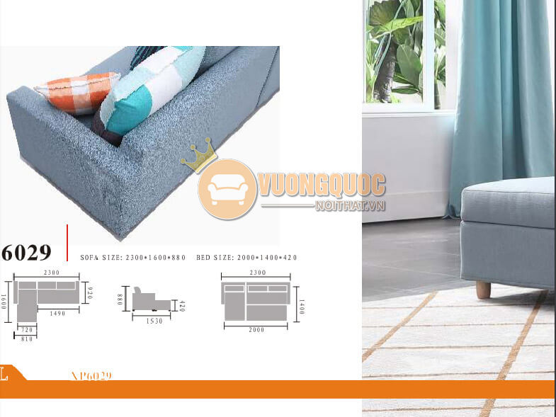 Ghế sofa giường hiện đại XP6029-5